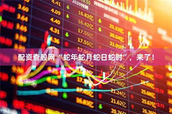 配资查股网 “蛇年蛇月蛇日蛇时”，来了！